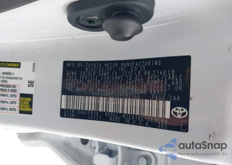 2025 Toyota Corolla Le from USA, damaged, VIN 5YFB4MDE4SP290360